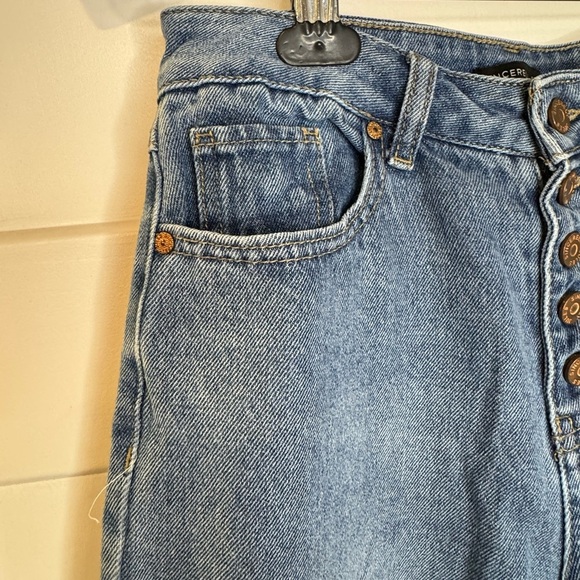 Sincerely Jules Button fly Stretchy Denim Size 1/25 D1.2 - Picture 5 of 14